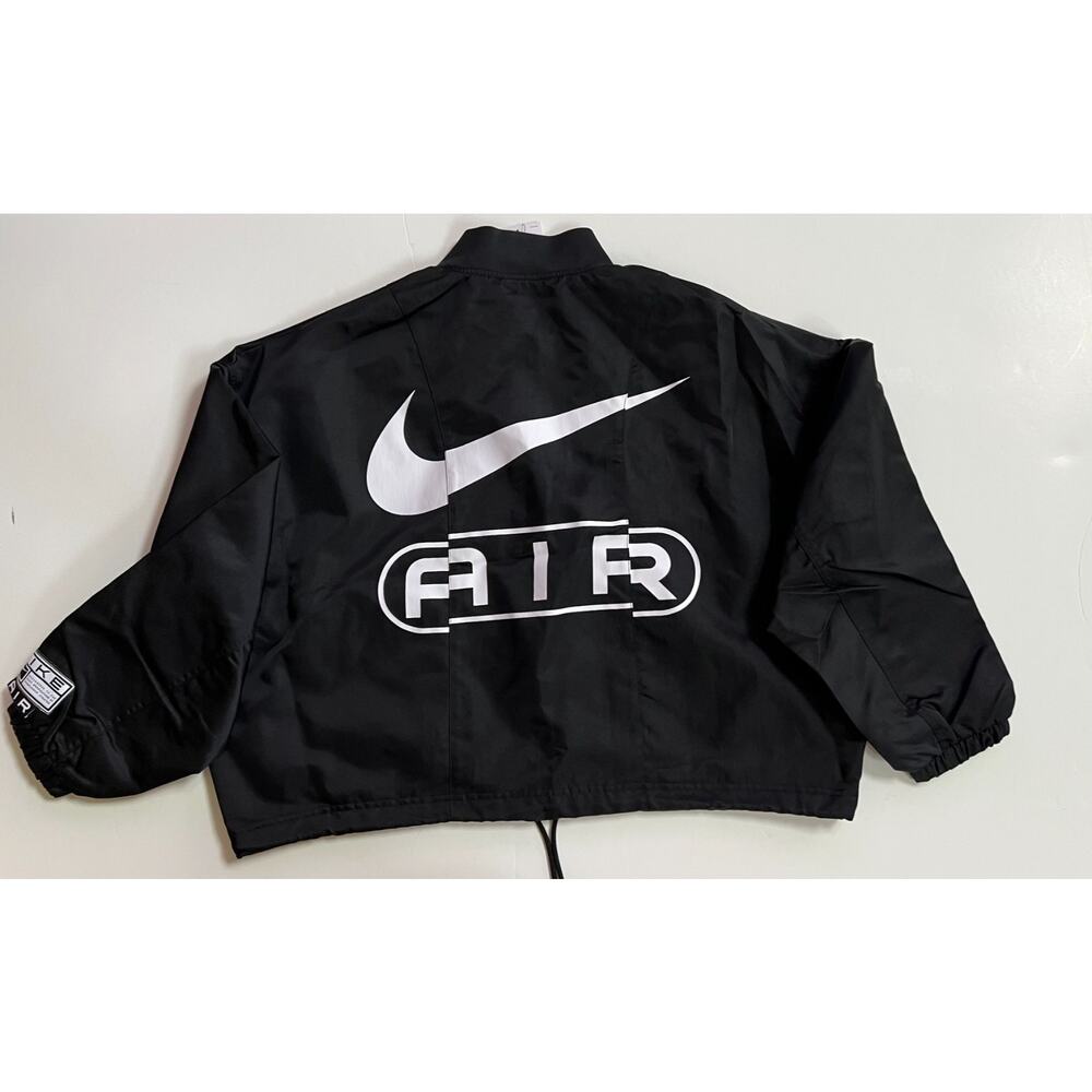 Nike Air Oversized Woven Bomber Jacket Black FN1908-010 Women’s Size M - Picture 7 of 16
